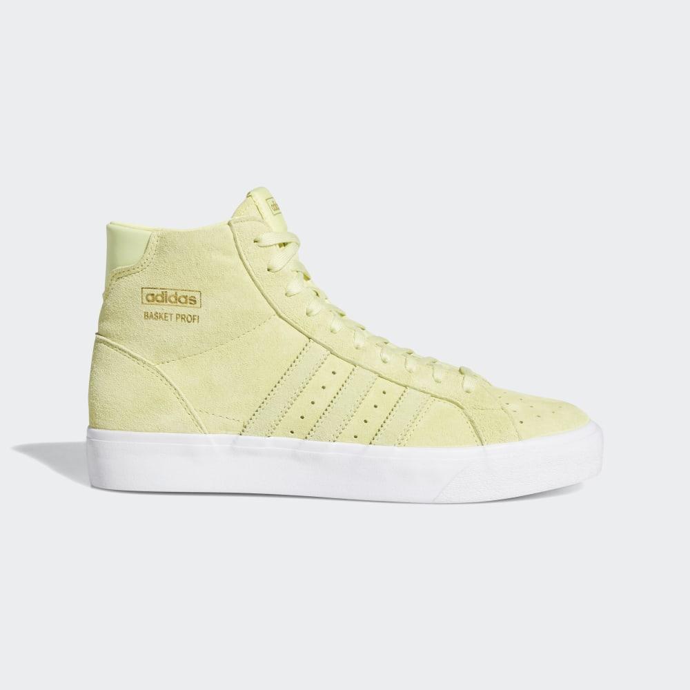 Originals Adidas Basket Profi Dama Romania - Galbeni/Albi/Aurii Metal FW3129